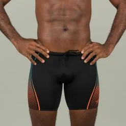 Bañador Bóxer Speedo Boost Hombre Negro Naranja Largo -Regattas Tienda baador boxer speedo boost hombre negro naranja largo 3