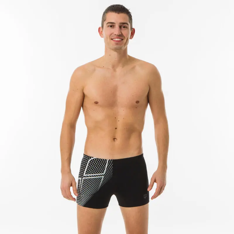 Bañador Hombre Natación Arena Bóxer Negro 3 Bañador Hombre Natación Arena Bóxer Negro