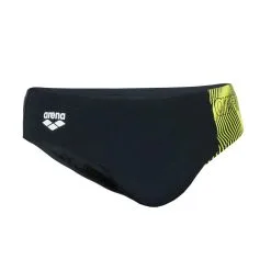 Bañador Hombre Natación Arena Slip Negro Amarillo -Regattas Tienda baador hombre natacion arena slip negro amarillo 3
