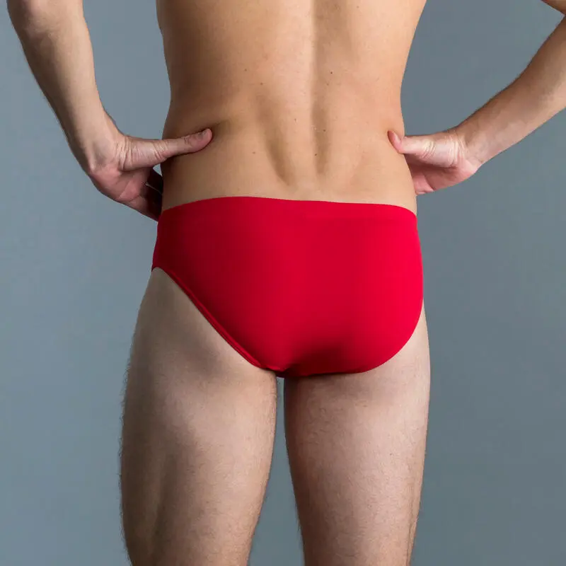 Bañador Hombre Natación Arena Slip Rojo Brief 4 Bañador Hombre Natación Arena Slip Rojo Brief - Imagen 2
