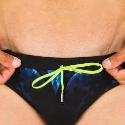 Bañador Hombre Natación Slip Nabaiji Negro Estampado -Regattas Tienda baador hombre natacion slip nabaiji negro estampado 2