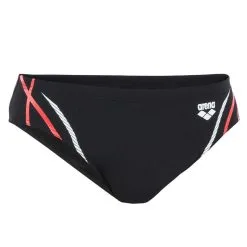 Bañador Slip Natación Arena Negro Blanco Rojo IT*** -Regattas Tienda baador slip natacion arena negro blanco rojo it 3