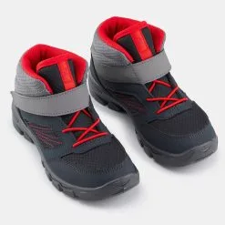 Botas De Montaña Y Trekking Niños 24 A 34 Quechua MH100 MID Velcro -Regattas Tienda botas de montaa y trekking nios 24 a 34 quechua mh100 mid velcro 3