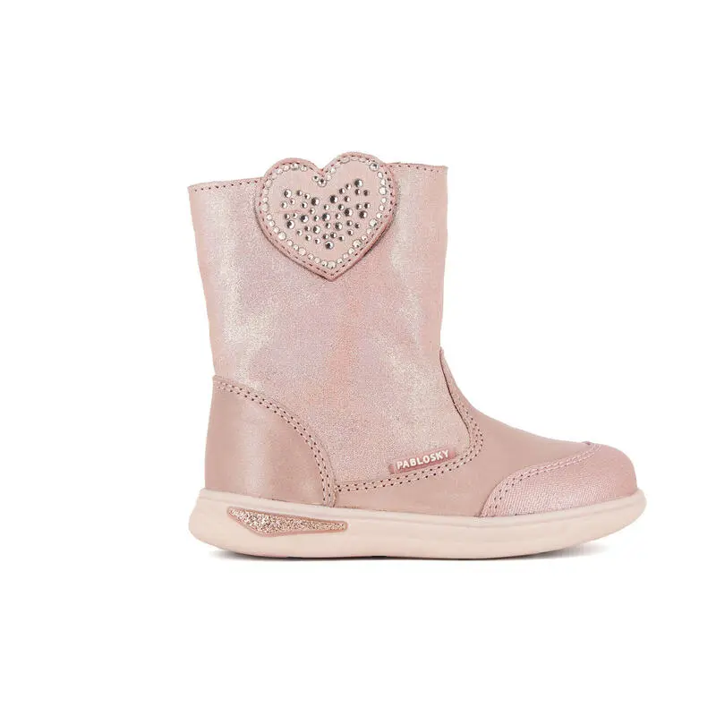 Botines De Senderismo De Piel De Bebé Niña PABLOSKY En Rosa 4 Botines De Senderismo De Piel De Bebé Niña PABLOSKY En Rosa - Imagen 2