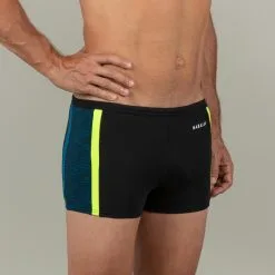 Nabaiji Bóxer Natación Yoko Hombre Negro Amarillo Azul