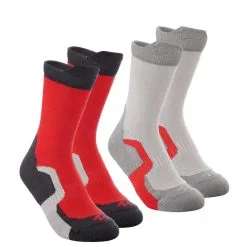 Calcetines Altos De Montaña Y Trekking 2 Pares Niños Quechua MH100 -Regattas Tienda calcetines altos de montaa y trekking 2 pares nios quechua mh100 5