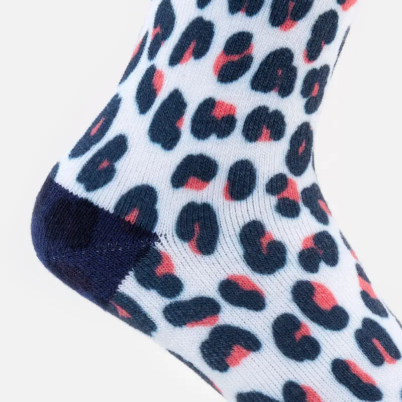 WEDZE CALCETINES DE ESQUÍ Y SNOWBOARD NIÑOS - 100 - Leopardo 6 WEDZE CALCETINES DE ESQUÍ Y SNOWBOARD NIÑOS - 100 - Leopardo - Imagen 4
