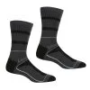 Regatta Calcetines Samaris 3 Season Para Hombre Pack De 2 Negro, Acero Oscuro