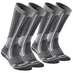 Calcetines Térmicos De Montaña Y Nieve Anti-rozaduras 2 Pares Quechua SH520