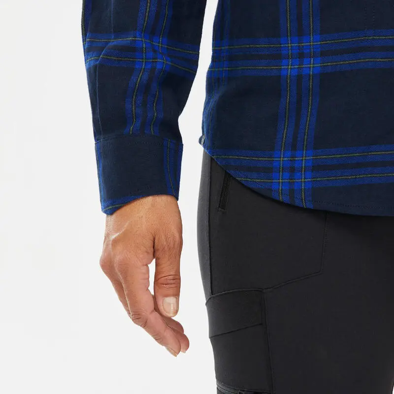 Camisa De Cuadros De Montaña Y Trekking Manga Larga Mujer Forclaz Travel 100 7 Camisa De Cuadros De Montaña Y Trekking Manga Larga Mujer Forclaz Travel 100 - Imagen 5