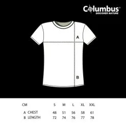 Columbus Outdoor Camiseta De Algodón Columbus Bikepackers De Manga Corta Negra -Regattas Tienda camiseta de algodon columbus bikepackers de manga corta negra 1