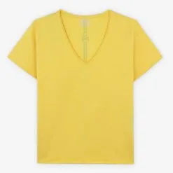 Camiseta De Manga Corta Para Mujer Scalpers ADN W TEE Amarilla De Algodón BCI -Regattas Tienda camiseta de manga corta para mujer scalpers adn w tee amarilla de algodon bci 2