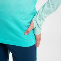 CAMISETA DE MANGA LARGA RUNNING NIÑA - KIPRUN SKINCARE TURQUESA -Regattas Tienda camiseta de manga larga running nia kiprun skincare turquesa 4
