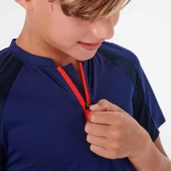 Camiseta De Montaña Y Trekking Con Cremallera Niños 7-15 Años Quechua MH550 Azul -Regattas Tienda camiseta de montaa y trekking con cremallera nios 7 15 aos quechua mh550 azul 2