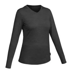 Forclaz Camiseta De Montaña Y Trekking Lana Merina Mujer Travel 100 Gris -Regattas Tienda camiseta de montaa y trekking lana merina mujer travel 100 gris 4