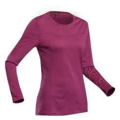 Camiseta De Montaña Y Trekking Lana Merino Mujer Forclaz MT500 Rosa 12 Camiseta De Montaña Y Trekking Lana Merino Mujer Forclaz MT500 Rosa -Regattas Tienda camiseta de montaa y trekking lana merino mujer forclaz mt500 rosa 4