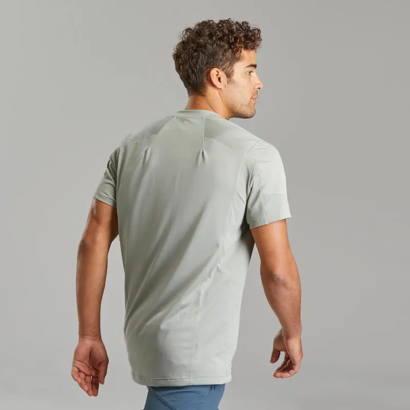 Camiseta De Montaña Y Trekking Manga Corta Hombre Quechua MH500 4 Camiseta De Montaña Y Trekking Manga Corta Hombre Quechua MH500 - Imagen 2