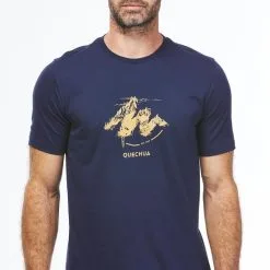 Camiseta De Montaña Y Trekking Manga Corta Hombre Quechua NH500 Azul -Regattas Tienda camiseta de montaa y trekking manga corta hombre quechua nh500 azul 4
