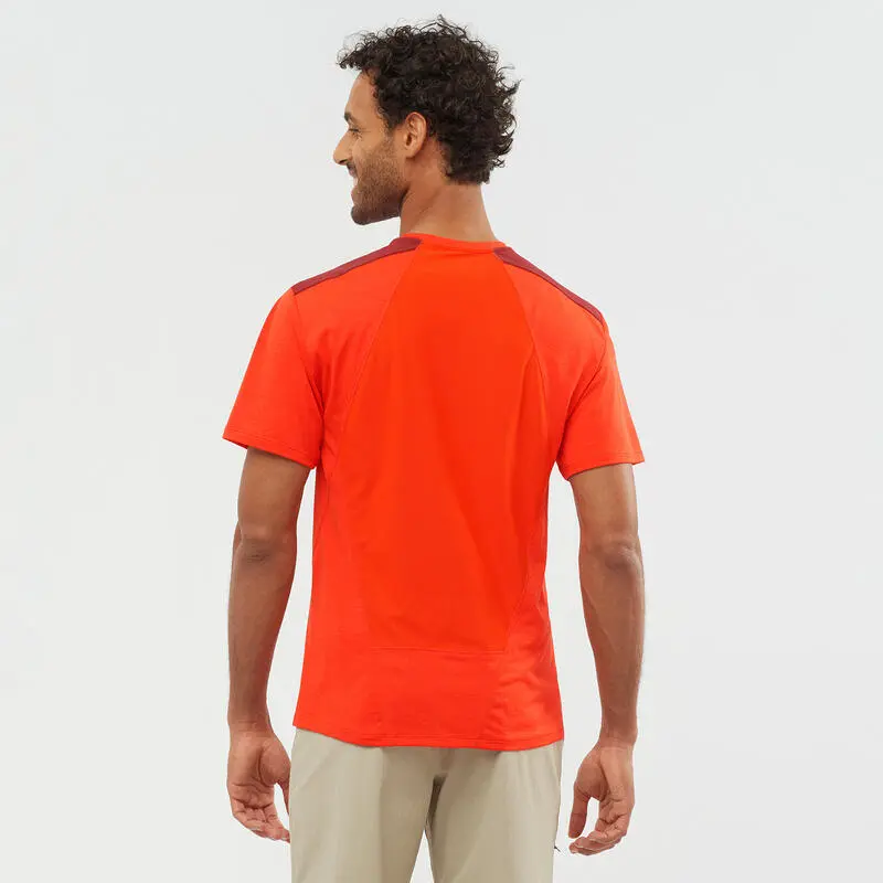 Camiseta De Montaña Y Trekking Manga Corta Hombre Salomon Outline 4 Camiseta De Montaña Y Trekking Manga Corta Hombre Salomon Outline - Imagen 2