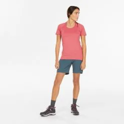 Camiseta De Montaña Y Trekking Manga Corta Mujer Quechua MH500 Rosa -Regattas Tienda camiseta de montaa y trekking manga corta mujer quechua mh500 rosa 2