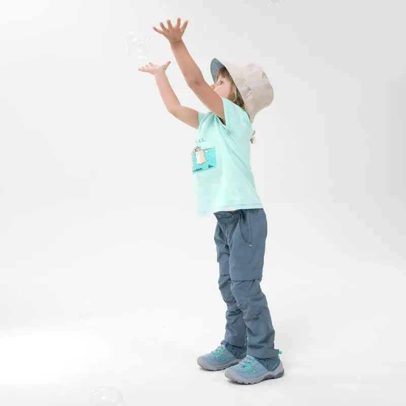 Camiseta De Montaña Y Trekking Manga Corta Niños 2-6 Años Quechua MH100 Verde 7 Camiseta De Montaña Y Trekking Manga Corta Niños 2-6 Años Quechua MH100 Verde - Imagen 5