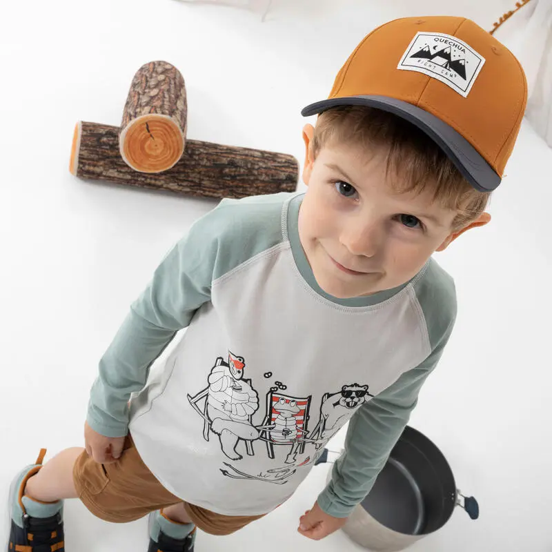 Camiseta De Montaña Y Trekking Protección Solar Niños 2-6 Años Quechua Beige 6 Camiseta De Montaña Y Trekking Protección Solar Niños 2-6 Años Quechua Beige - Imagen 4