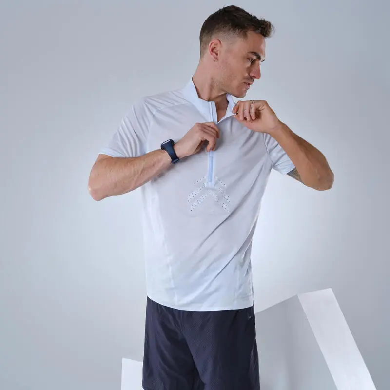 Camiseta De Montaña Y Trekking Ultraligera Con Cremallera Hombre Quechua FH500 5 Camiseta De Montaña Y Trekking Ultraligera Con Cremallera Hombre Quechua FH500 - Imagen 3