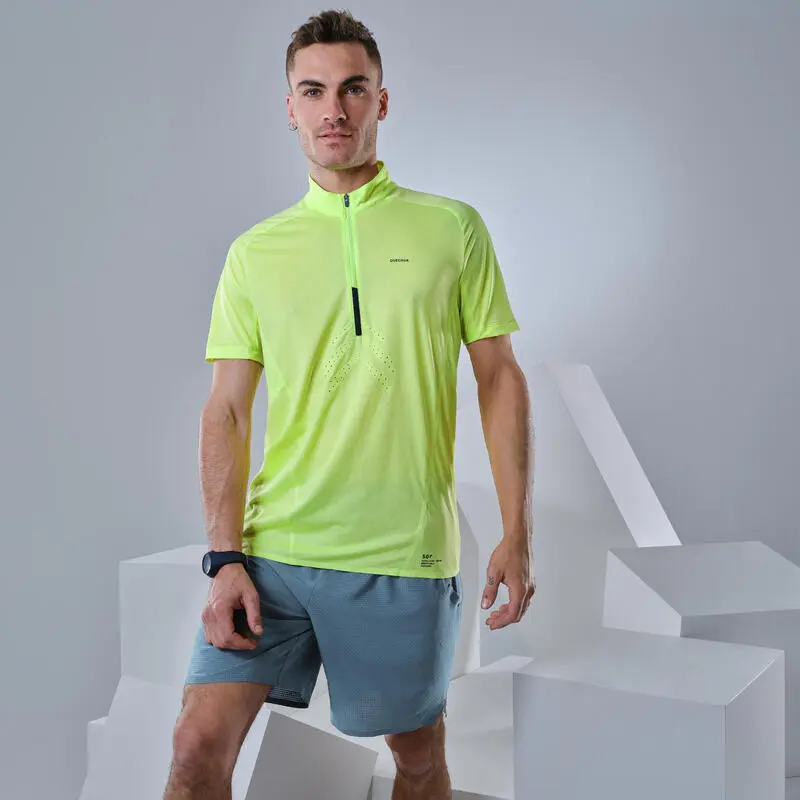 Camiseta De Montaña Y Trekking Ultraligera Con Cremallera Hombre Quechua FH500 8 Camiseta De Montaña Y Trekking Ultraligera Con Cremallera Hombre Quechua FH500 - Imagen 6