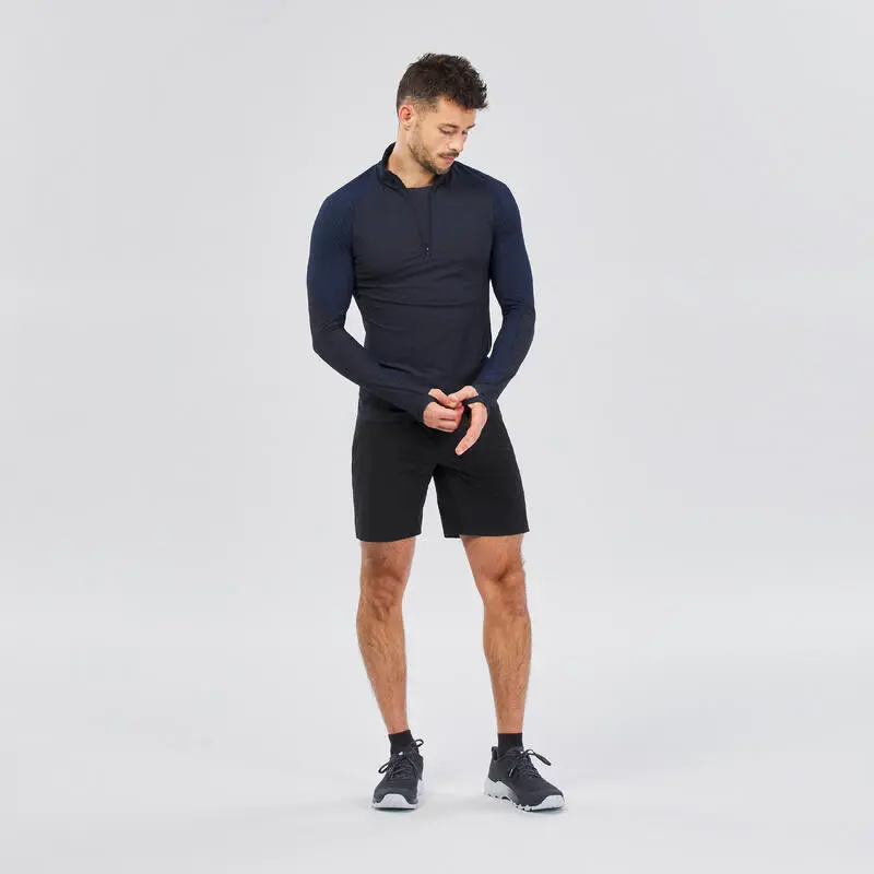 Camiseta Montaña Y Trekking Anti UV 1/2 Cremallera Hombre Quechua MH550 5 Camiseta Montaña Y Trekking Anti UV 1/2 Cremallera Hombre Quechua MH550 - Imagen 3