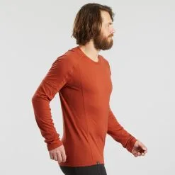 Camiseta Montaña Y Trekking Lana Merina Hombre Forclaz Trek 500 Naranja -Regattas Tienda camiseta montaa y trekking lana merina hombre forclaz trek 500 naranja 2