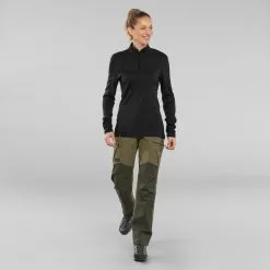 Camiseta Montaña Y Trekking Lana Merina Mujer Forclaz Trek 500 Negro -Regattas Tienda camiseta montaa y trekking lana merina mujer forclaz trek 500 negro 2