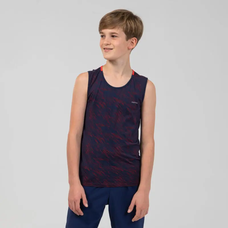 Camiseta Running Atletismo Transpirable Niño Kiprun Care Azul 3 Camiseta Running Atletismo Transpirable Niño Kiprun Care Azul