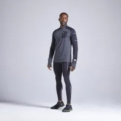 Camiseta Running Manga Larga Hombre Kiprun Warm Gris -Regattas Tienda camiseta running manga larga hombre kiprun warm gris 3