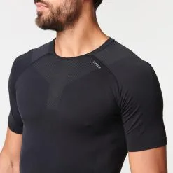 Camiseta Running Transpirable Hombre - KIPRUN SKINCARE NEGRO -Regattas Tienda camiseta running transpirable hombre kiprun skincare negro 1