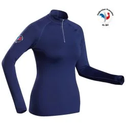 Camiseta Térmica Interior De Esquí Y Nieve 1/2 Cremallera Mujer Wedze 500 Azul 13 Camiseta Térmica Interior De Esquí Y Nieve 1/2 Cremallera Mujer Wedze 500 Azul -Regattas Tienda camiseta termica esqui mujer 500 ffs 12 cremallera azul marino