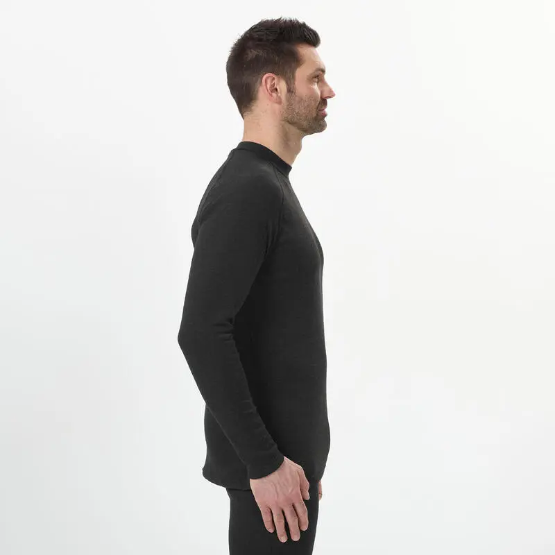 Camiseta Térmica Interior De Esquí Y Nieve Hombre Wedze Ski BL100 Negro 4 Camiseta Térmica Interior De Esquí Y Nieve Hombre Wedze Ski BL100 Negro - Imagen 2