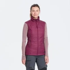 Chaleco Acolchado De Montaña Y Trekking Mujer Forclaz MT100 Negro -Regattas Tienda chaleco acolchado de montaa y trekking mujer forclaz mt100 granate