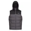 Regatta Chaleco Forro Polar Nevado Sin Mangas Para Hombre Negro, Gris Oscuro