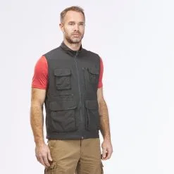 Chaleco Multibolsillos Hombre Montaña Y Trekking Forclaz Travel 100 Gris -Regattas Tienda chaleco multibolsillos hombre montaa y trekking forclaz travel 100 gris 2