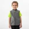 Chaleco Polar De Montaña Y Trekking Niños 2-6 Años Quechua MH150 Gris