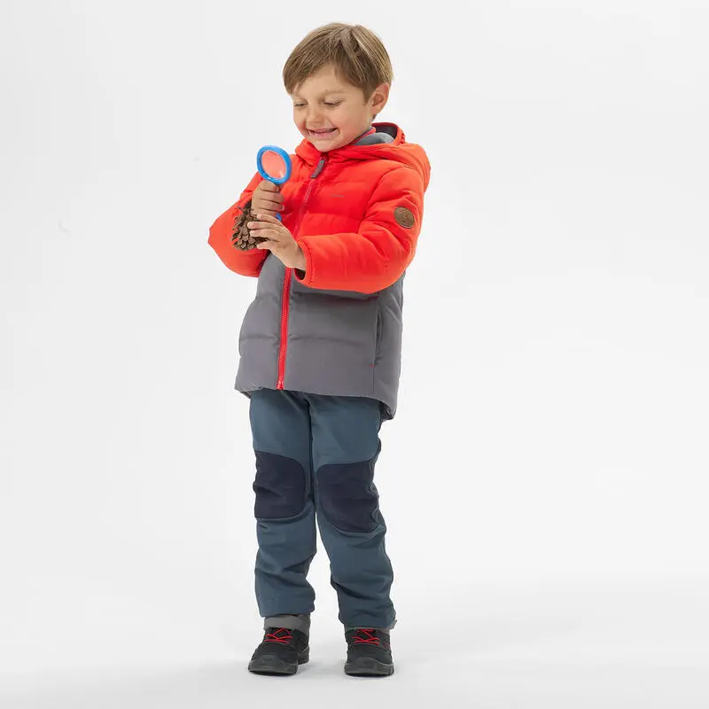 Chaqueta Acolchada De Montaña Y Trekking Niños 2-5 Años Quechua X-Warm Rojo 5 Chaqueta Acolchada De Montaña Y Trekking Niños 2-5 Años Quechua X-Warm Rojo - Imagen 3