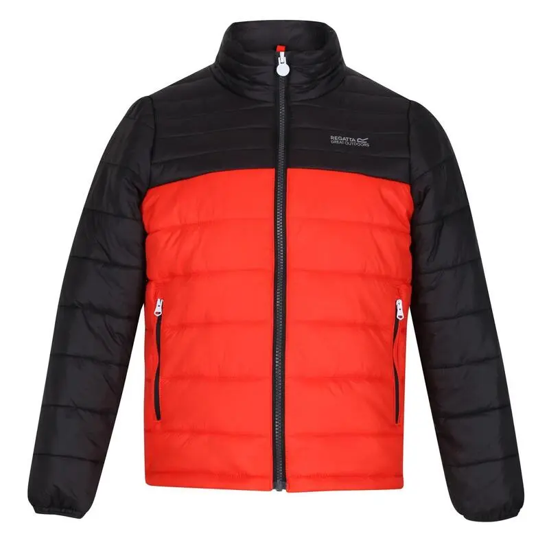 Regatta Chaqueta Acolchada Freezeway III Para Niños/Niñas Naranja Cajún, Negro 3 Regatta Chaqueta Acolchada Freezeway III Para Niños/Niñas Naranja Cajún, Negro