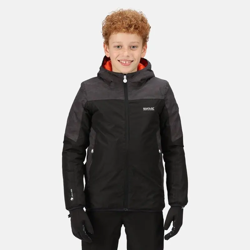 Regatta Chaqueta Aislante Volcanics V Para Niños/Niñas Negro, Ceniza 6 Regatta Chaqueta Aislante Volcanics V Para Niños/Niñas Negro, Ceniza - Imagen 4