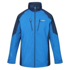 Regatta Chaqueta Calderdale IV Impermeable Para Hombre Azul Sky Diver, Marino Admiral