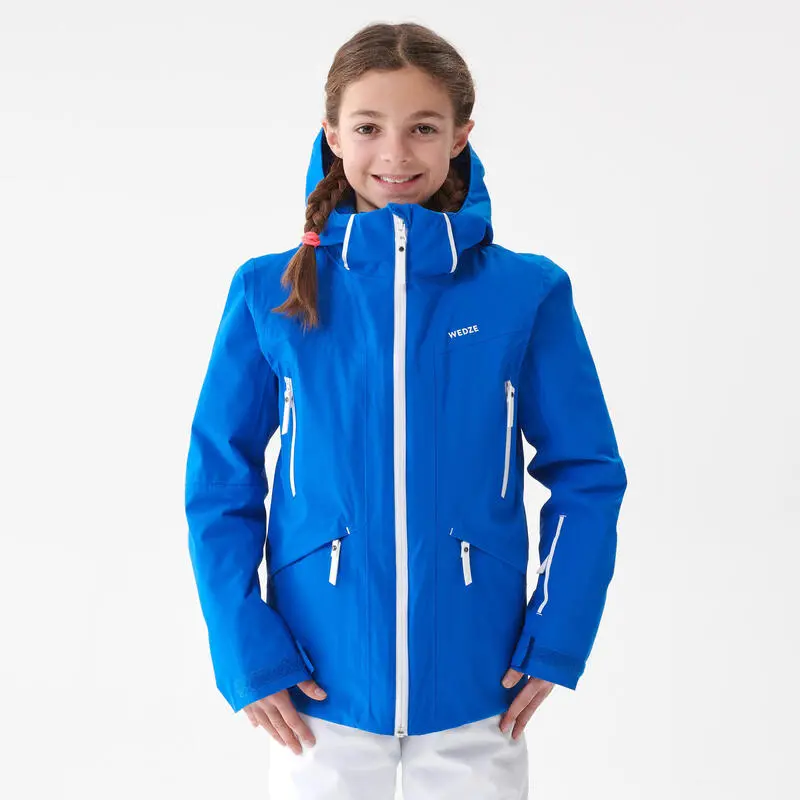 WEDZE CHAQUETA DE ESQUÍ NIÑOS CÁLIDA E IMPERMEABLE 900 AZUL 3 WEDZE CHAQUETA DE ESQUÍ NIÑOS CÁLIDA E IMPERMEABLE 900 AZUL