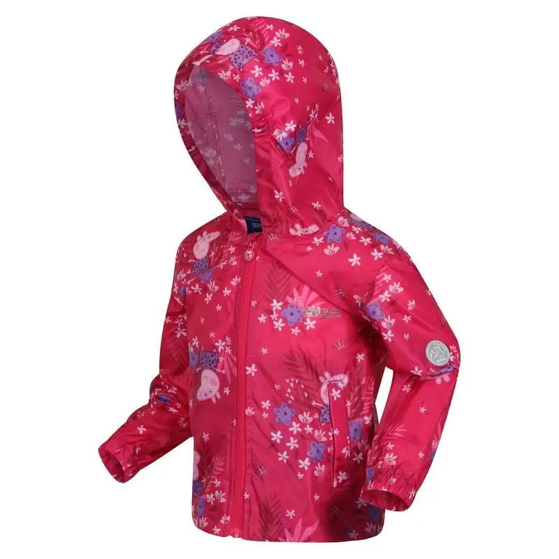 Regatta Chaqueta Impermeable De Peppa Pig Para Niños/Niñas Rosa Fusión 5 Regatta Chaqueta Impermeable De Peppa Pig Para Niños/Niñas Rosa Fusión - Imagen 3