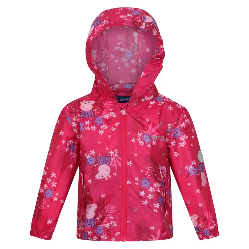 Regatta Chaqueta Impermeable De Peppa Pig Para Niños/Niñas Rosa Fusión 3 Regatta Chaqueta Impermeable De Peppa Pig Para Niños/Niñas Rosa Fusión