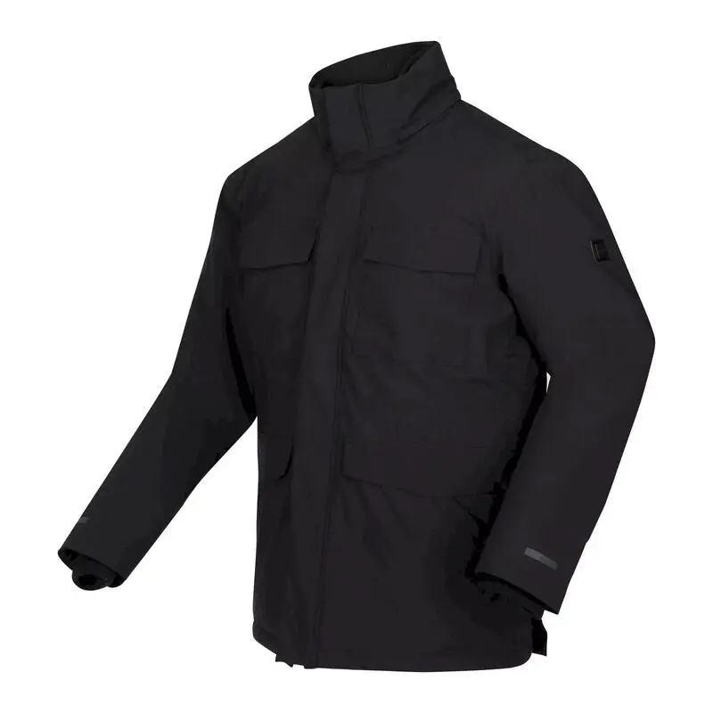 Regatta Chaqueta Impermeable Edin Para Hombre Negro 5 Regatta Chaqueta Impermeable Edin Para Hombre Negro - Imagen 3