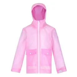 Regatta Chaqueta Impermeable Hallow Transparente Para Niños/Niñas Verde Hielo -Regattas Tienda chaqueta impermeable hallow transparente para niosnias rosa pastel