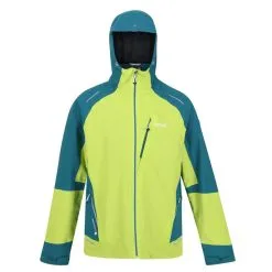 Regatta Chaqueta Impermeable Highton Pro Para Hombre Kiwi Llamativo, Verde Pacífico